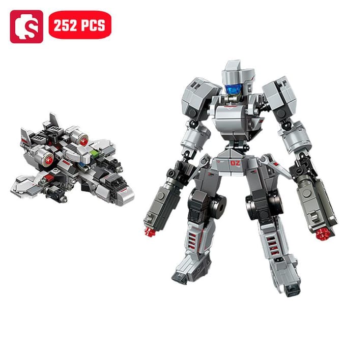 SEMBO Transformeerbare Mech Assemblage Bouwsteen MOC Robot Auto Bouwset Kinderspeelgoed voor Jongens Verjaardagscadeaus no box