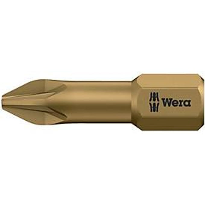 Wera bit 855/1 TH, Pozidriv, PZD 2, lengte 25 mm, 10 stuks