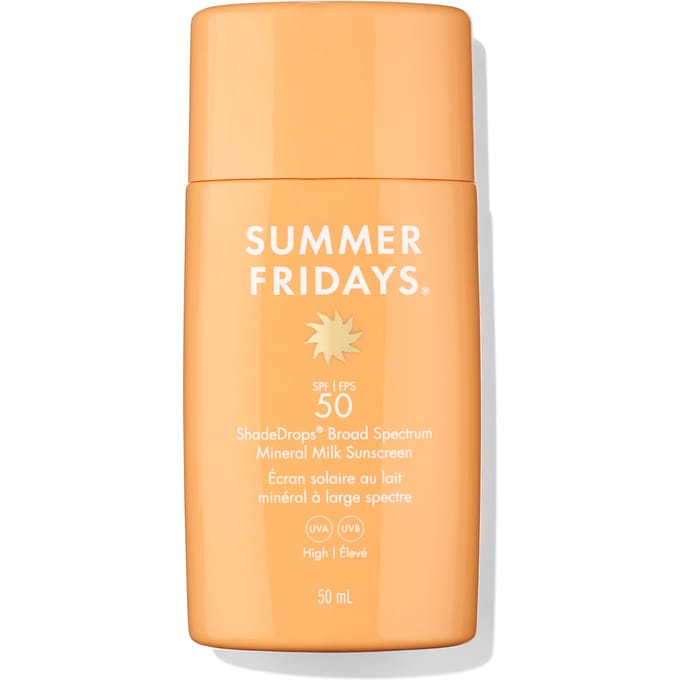 Summer Fridays Shadedrops Broad Spectrum Spf50 Mineral Milk Sunscreen 50Ml