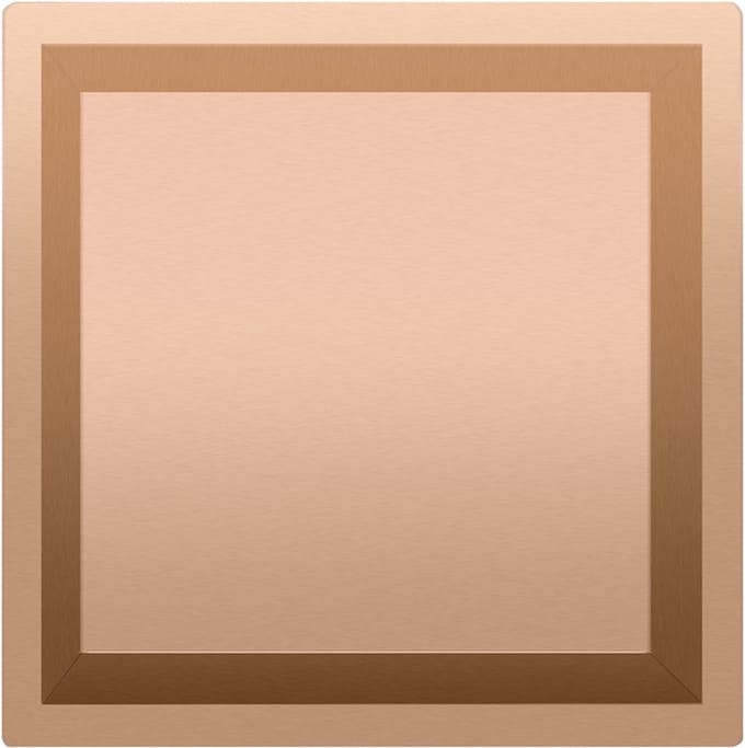 Mat rose goud RVS Inbouwnis 30x30x7cm - Inbouwnis badkamer en Douche