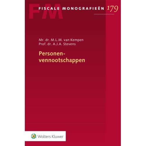 Personenvennootschappen - Fiscale Monografieën