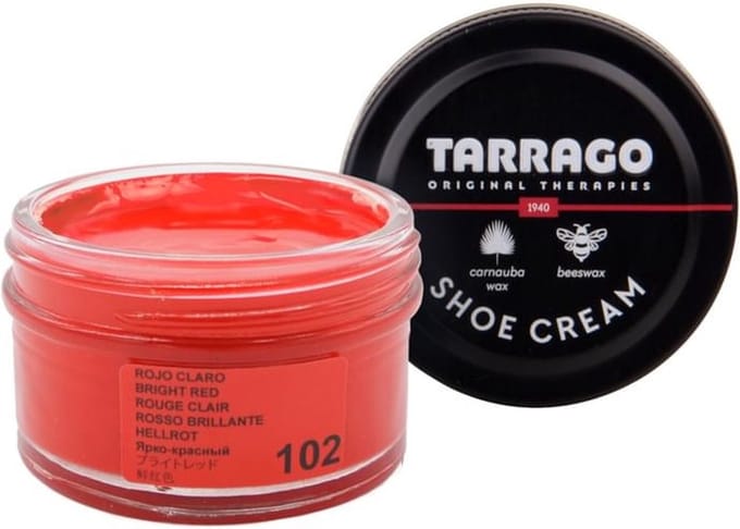 Tarrago schoencrème - 102 - helder rood - 50ml