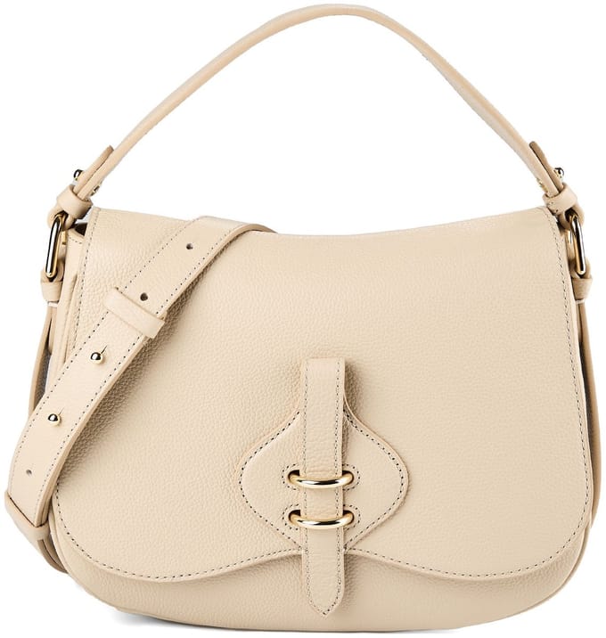 Coccinelle Mavery Schoudertas Leder 27 cm - Dames - sandshell