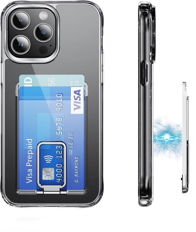 Magnetische Pasjeshouder - Geschikt voor iPhone 12/13/14/15/16 serie - Wallet Case Kaarthouder