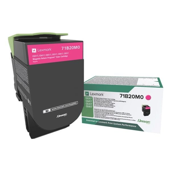 Lexmark 71B20M0 toner cartridge magenta (origineel)