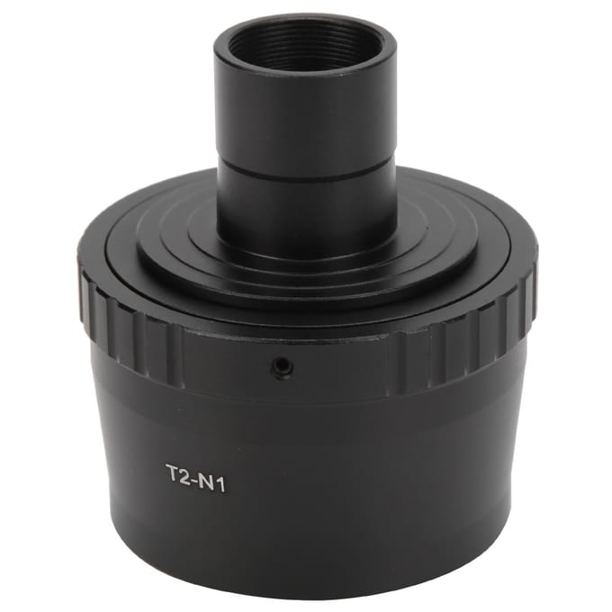 23.2mm Microscoop T Mount Verlengbuis T2 Mount Adapterring voor Nikon N1 Mount Camera black