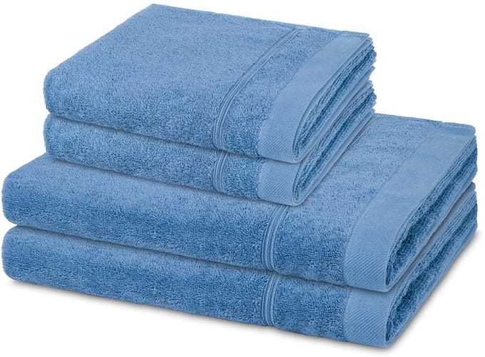 Ross Sonstiges 2 X handdoek 2 X douchehanddoek - in set 4 pack Rubin