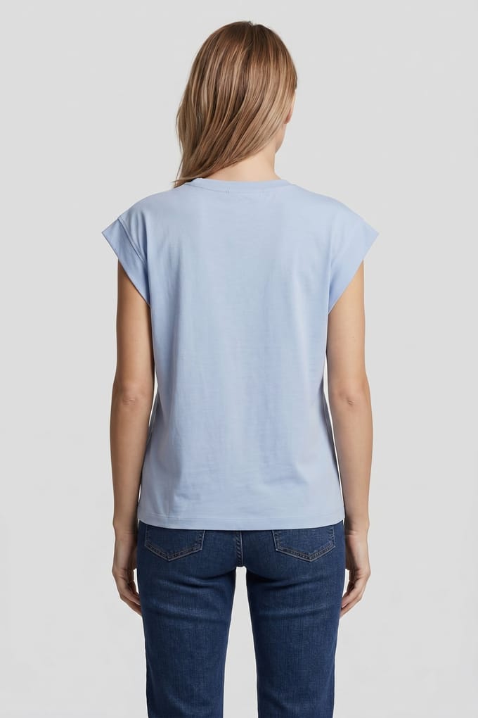 s.Oliver T-shirts Light Blue Größe: 34 | Hemden Outlet | Damen | Blau