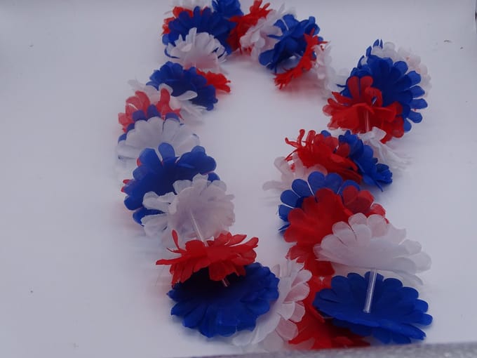 hawai slinger rood wit blauw