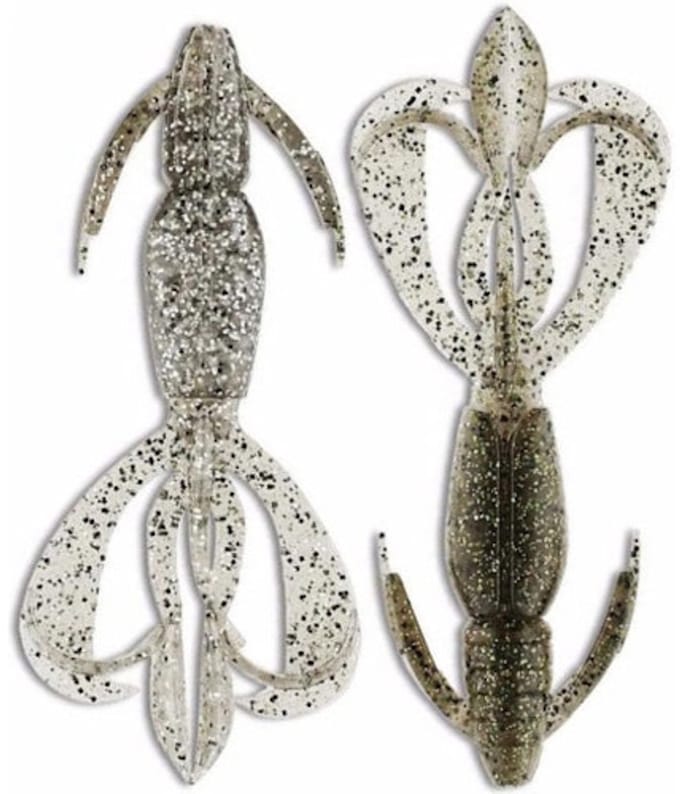 Keitech Crazy Flapper 3.6 (9 cm) Softbait - 6 stuks Silver Flash Craw 460T