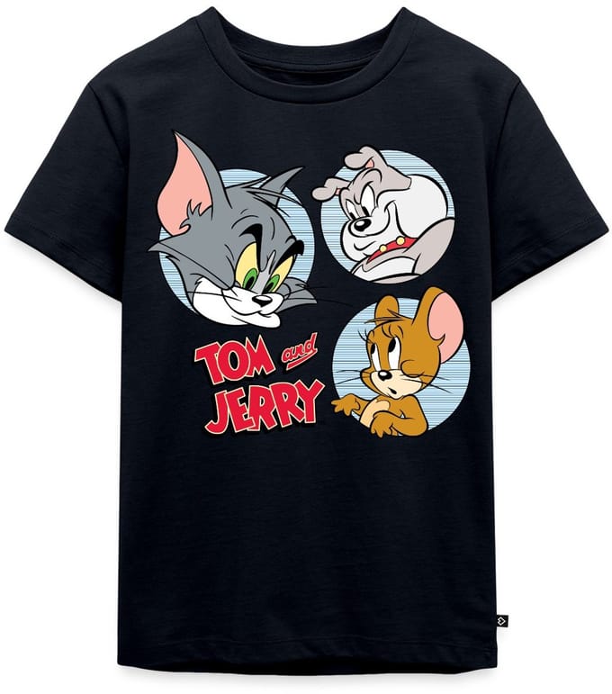 Tom En Jerry Met Hond Spike Premium T Shirt Kinderen