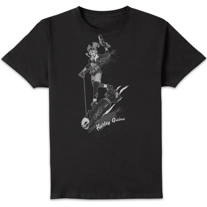 DC Comics Batman Harley Quinn Gotham T-shirt - Zwart - M