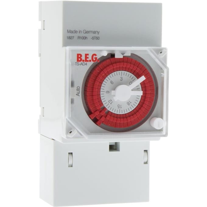 BEG TS-AD4 analoge klok met back-up voeding - 92680