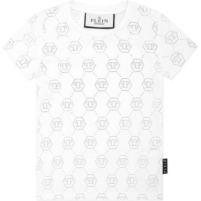 Jersey T-Shirt Sexy Pure Ss Monogram Strass