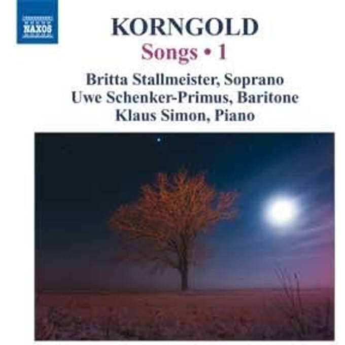 Britta Stallmeister, Uwe Schenker-Primus, Klaus Simon - Korngold: Complete Songs Vol 1 (CD)