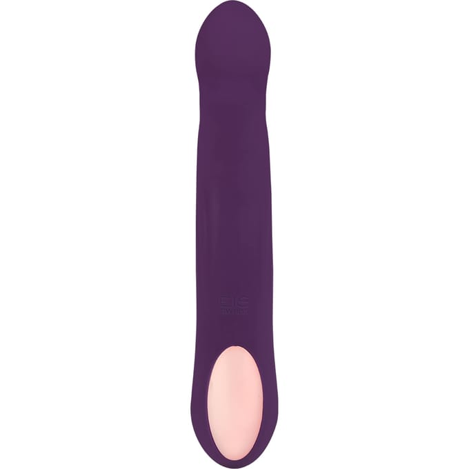 Stevige rabbitvibrator van siliconen, 21,5 cm
