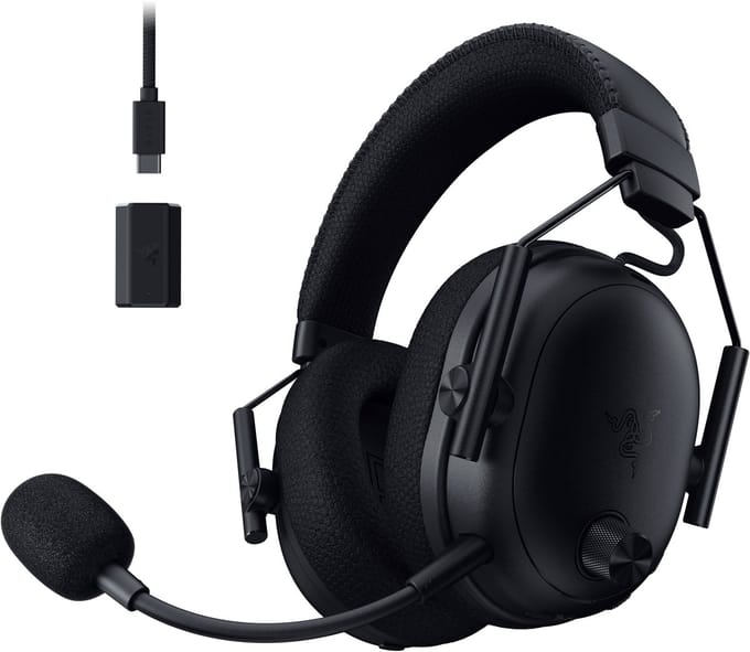 Razer BlackShark V3 Pro - Draadloze Gaming Headset - 7.1 Surround - Noise Cancelling - PC - Zwart