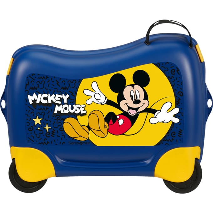 Samsonite Kinderkoffer - Dream2Go Disney Ride - on Suitcase Disney Mickey Happy blauw 52cm