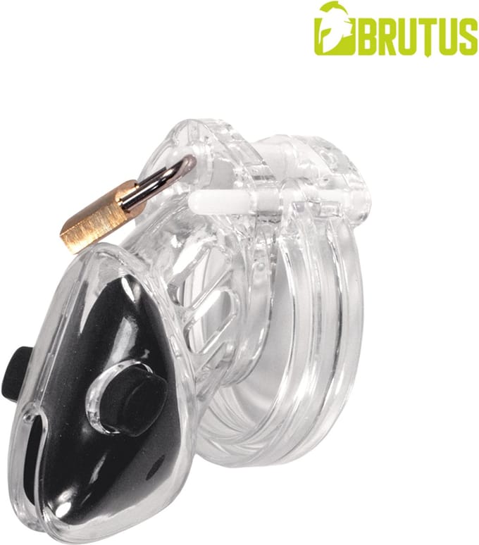 Brutus - Volt Cage - Electro Chastity Cage Kuisheidskooi - Clear