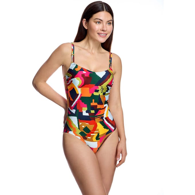Dames Badpak Rechte Halslijn Badpak W260181