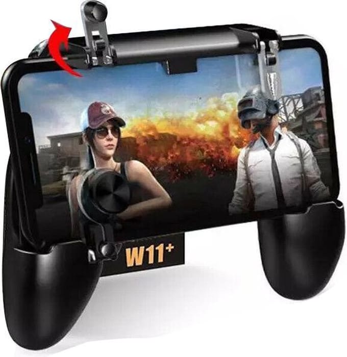 WiseGoods - Smartphone Controller met Triggers - Telefoon Gamepad - Geschikt voor PUBG - Joystick - Geschikt Voor IOS en Android