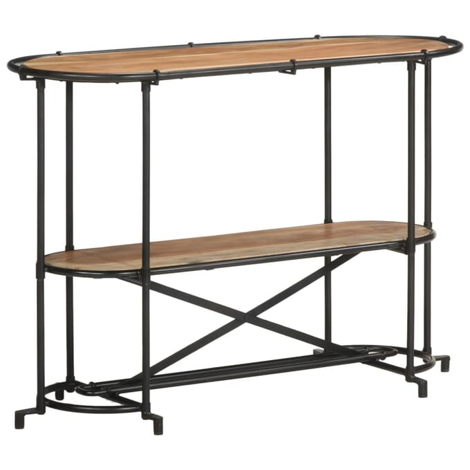 vidaXL - Wandtafel - 110x42x76 - cm - massief - acaciahout