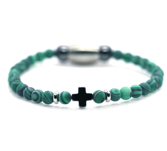 Ibizamen KIDS - Jongens - armband - groen - 4mm