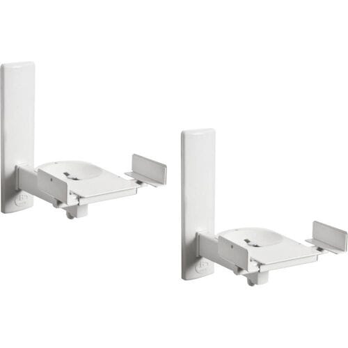 B-Tech BT77 Wandbeugel voor luidspreker Kantelbaar, Zwenkbaar Afstand tot de muur (max.): 27.3 cm Wit 1 paar