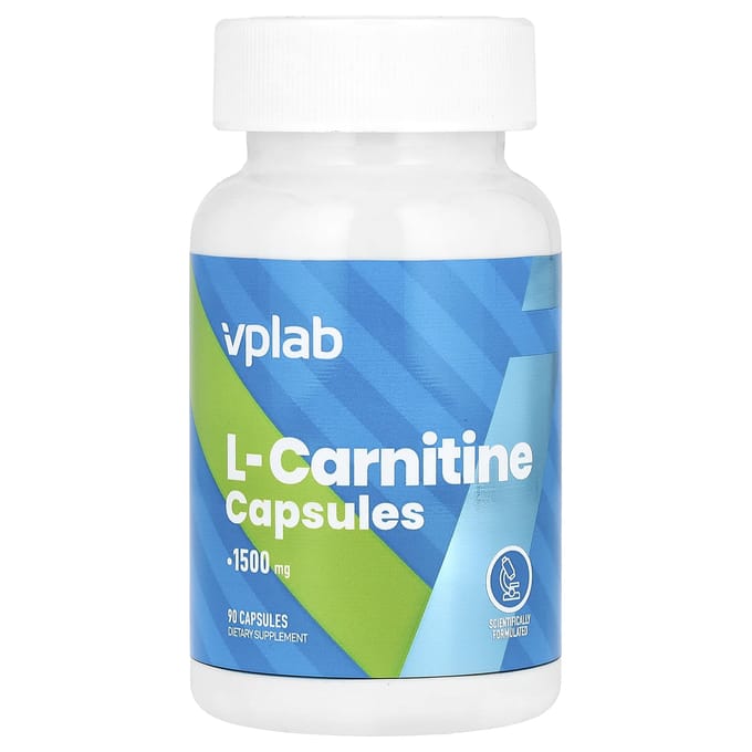 Vplab, l-carnitine, 1,500 mg, 90 capsules (500 mg per capsule)
