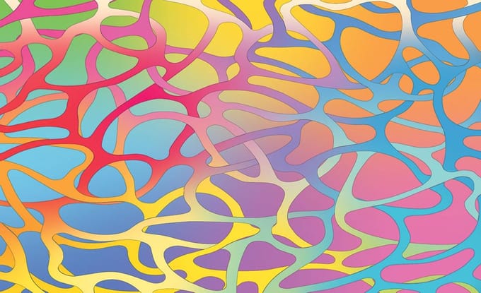 Abstract Art Photo Wallcovering