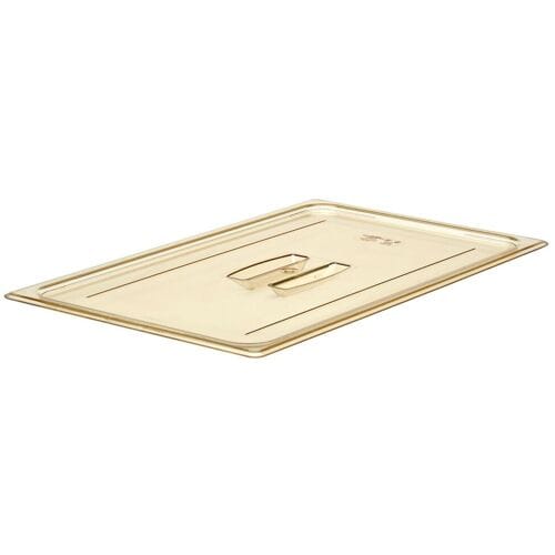 (6 stuks) CAMBRO H-PAN™ - Hittebestendige GN platte deksels 1/1 - met handgreep - Barnsteen