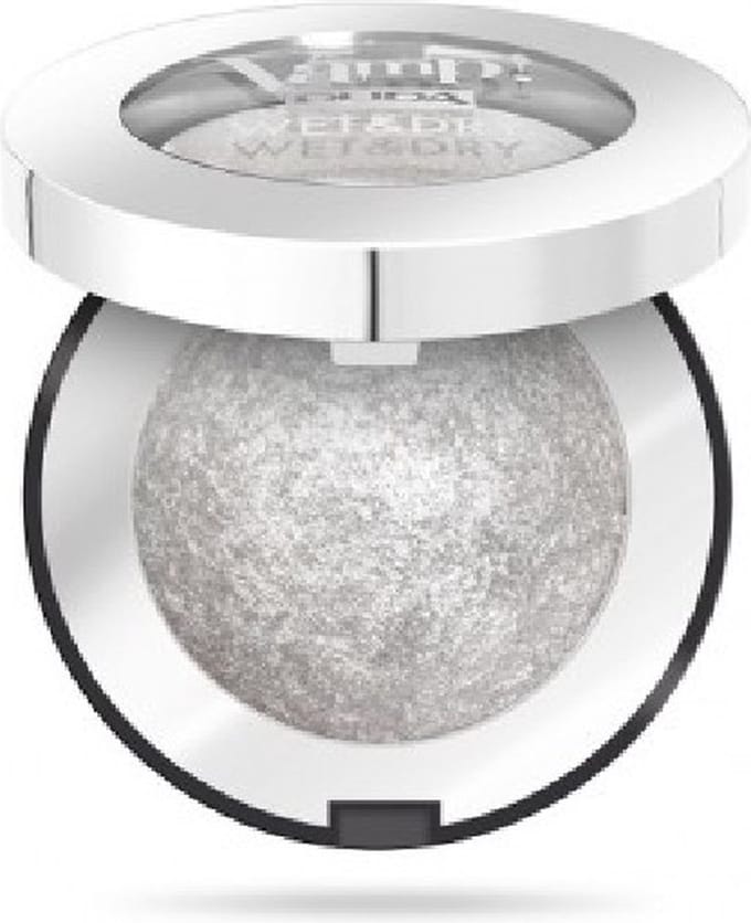 PUPA Oogschaduw Eye Make-Up Vamp! Wet&Dry 302 Discoball Silver