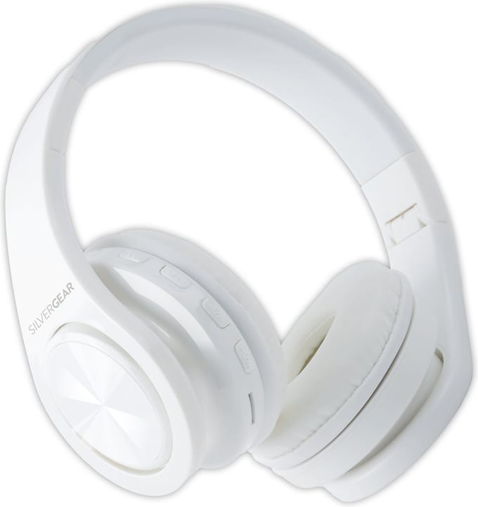 Silvergear Hoofdtelefoon Draadloos - Over Ear Koptelefoon - Headphones Bluetooth - 10 Uur - Wit