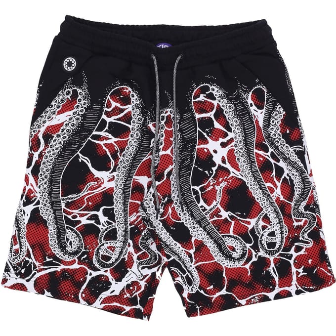 Korte heren trainingsbroek Marble Sweatshort Zwart