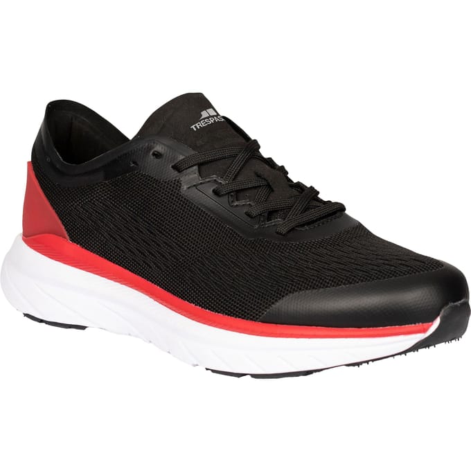 Trespass Heren Dane Trainers (Zwart)