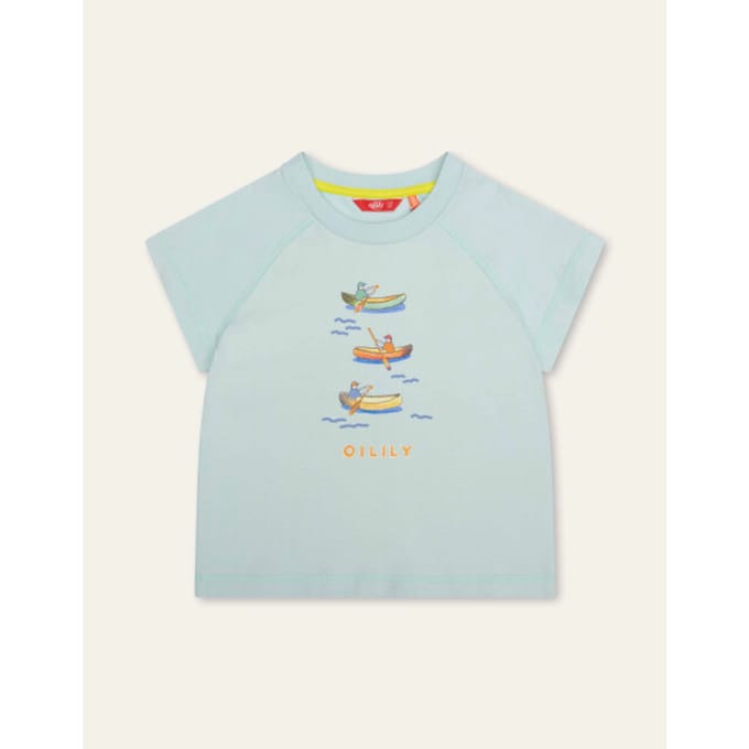 Oilily Tristan T-Shirt- maat110/5yr Surf Spray