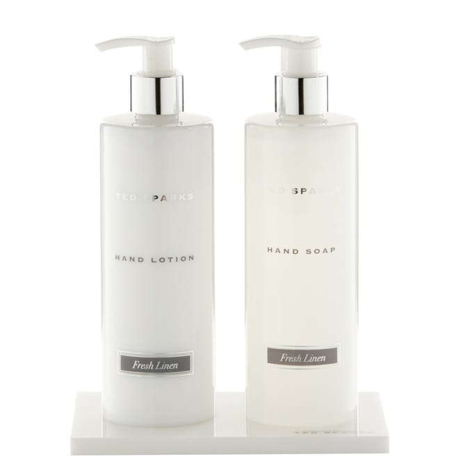 Ted Sparks - Handverzorging Gift Set - Handzeep & Handlotion - Fresh Linen