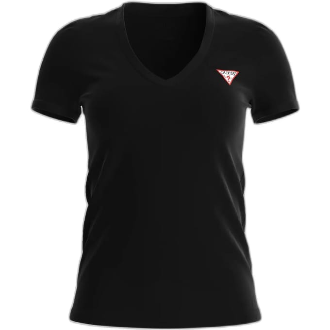 Dames-T-shirt met v-hals Guess Mini Triangle