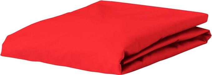 Essenza Premium Percale Hoeslaken Red - 120x190