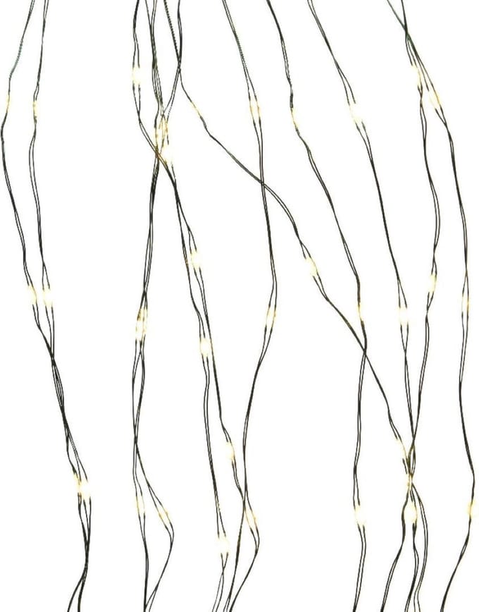 LED-lichtkrans Lumineo Zilverkleurig 5 m Warm wit