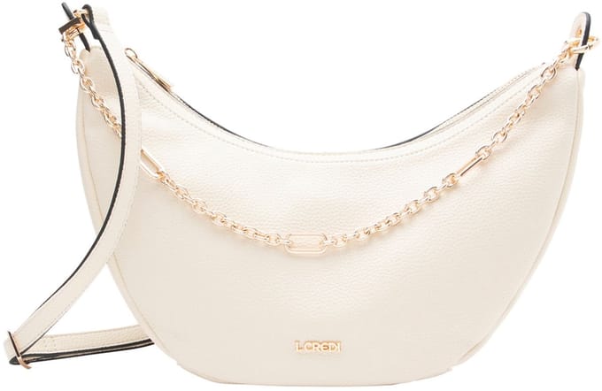 L.CREDI Petrona Schoudertas 30 cm - Dames - creme