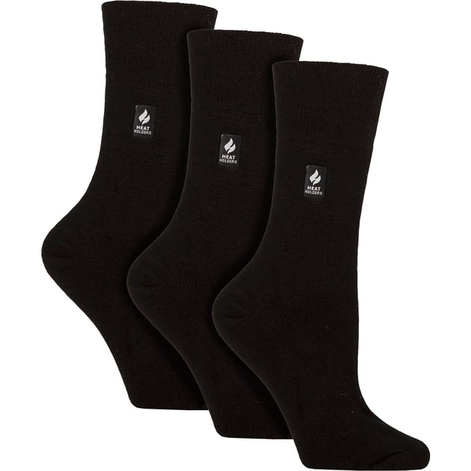 3-Pack Dames Thermosokken Warme Winter Crew Sokken met Geborstelde Binnenkant
