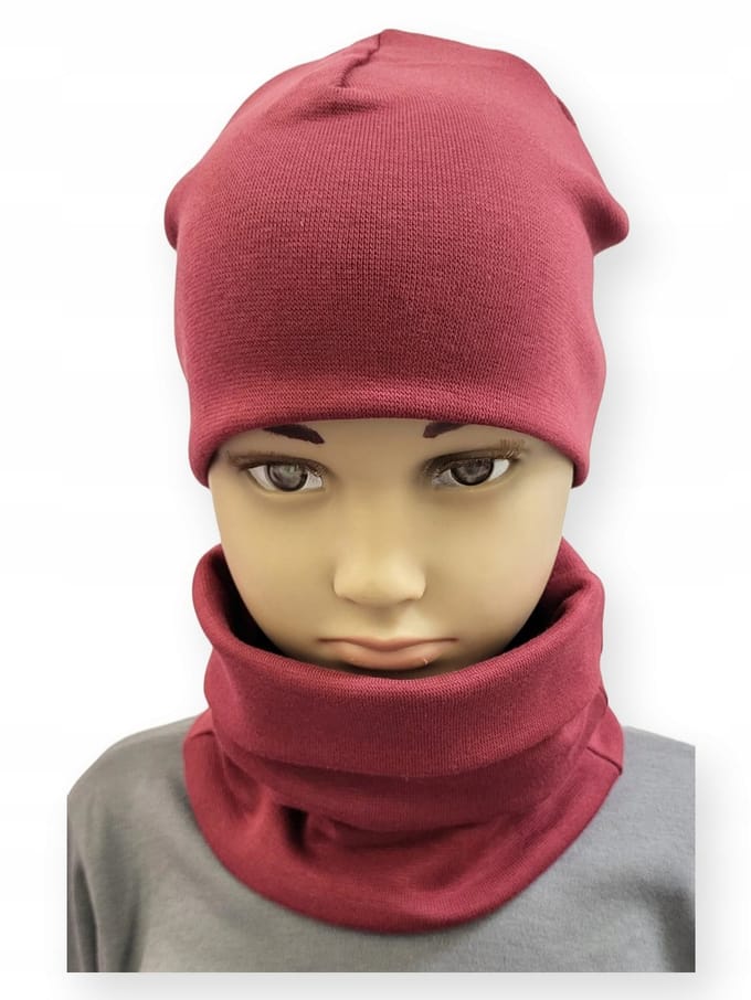 Dartomik - Babymuts en Sjaal Set - Maat 40-44 - 6M+ - Dubbele Laag - Oeko-tex