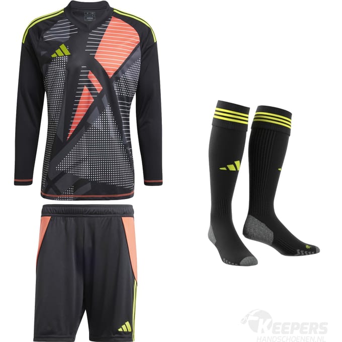 Adidas Keeperstenue Tiro24 Pro Black - Keepershandschoenen - Maat S