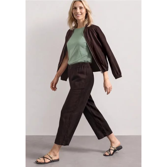 Basic Shirt met ronde hals in Unifarbe