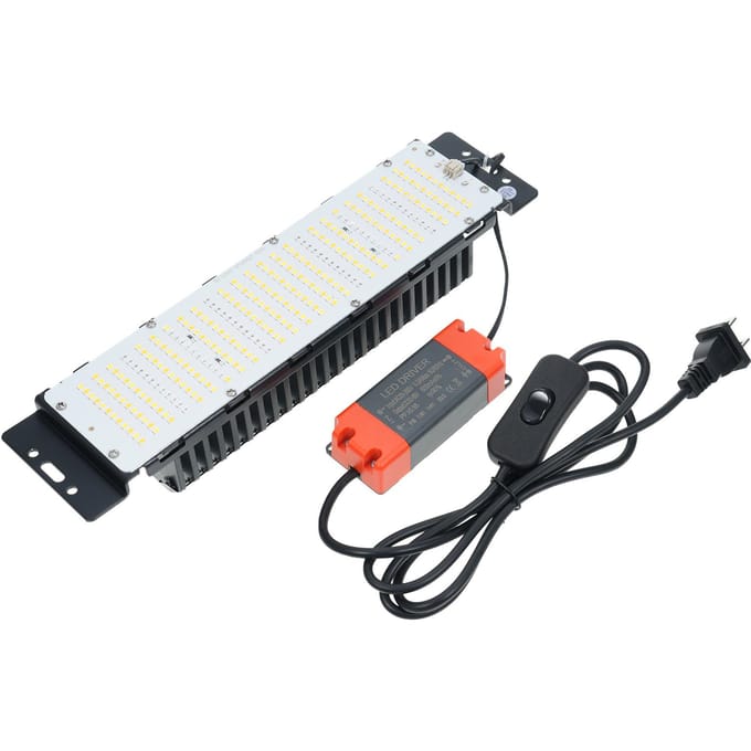 Lampe de croissance de plantes d'intérieur à LED, éclairage complémentaire à spectre complet pour plantes, lumière de croissance UV IR 3000K 5000K pour US
