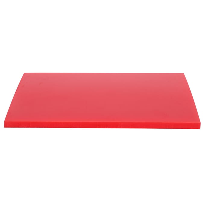 Leren Snijplank DIY Handgemaakt Hakbord Schokabsorberende Pad 200 x 150 x 9mm red