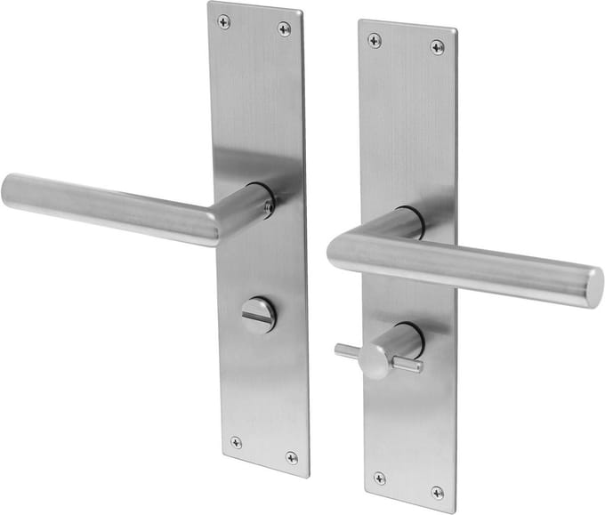 Deurkruk Lavuzo Nuoro RVS | WC deurbeslag WC63 | Per set