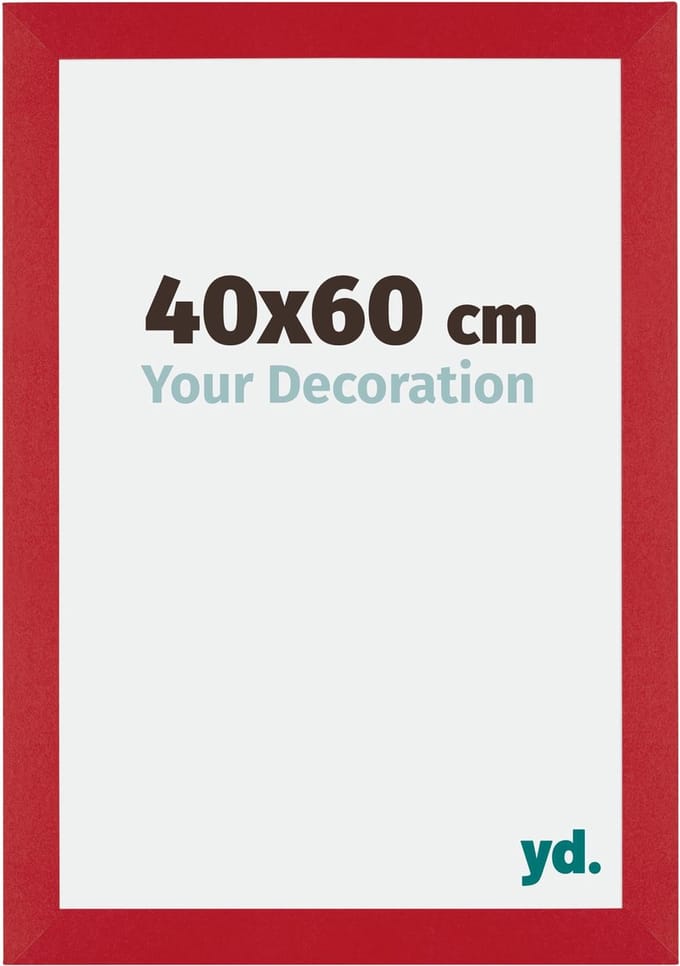 Your Decoration - Fotolijst 40x60 cm - MDF - Rood - Mura