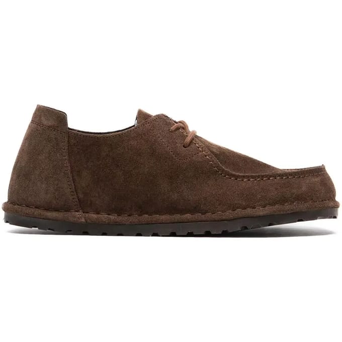 Birkenstock Utti Lace Suede Leather Sneakers bruin